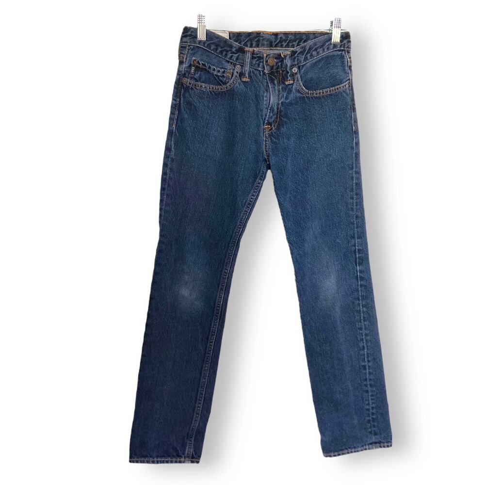 abercrombie kids Boys Jeans Size 14 The A&F Skinny Blue Denim 100%‎ Cotton